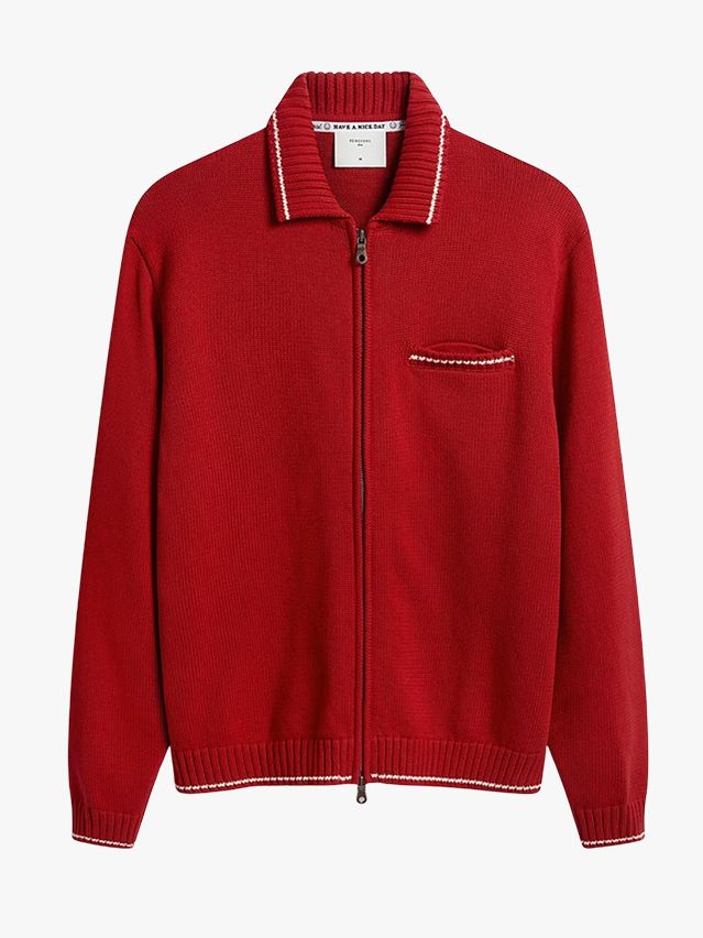 Image may contain Clothing Fleece Coat Jacket Knitwear Sweater and Sweatshirt