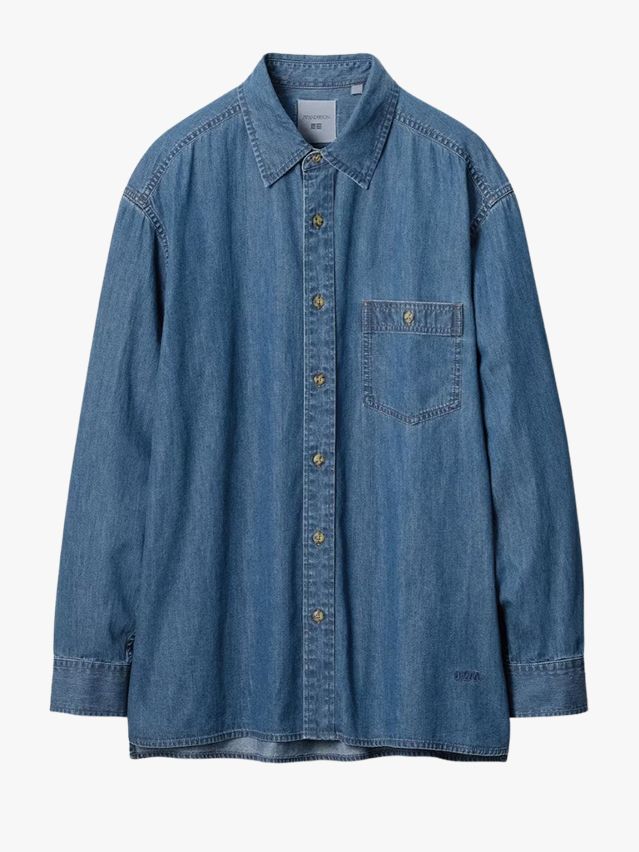 Image may contain Clothing Pants Long Sleeve Sleeve Jeans Coat Blouse and Jacket