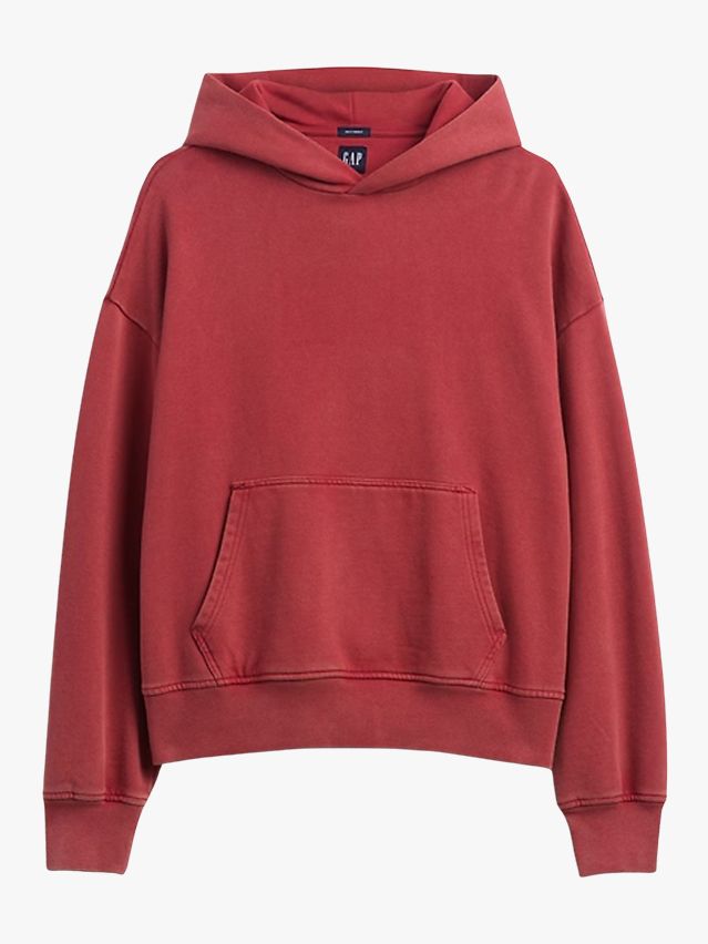 Image may contain: Clothing, Knitwear, Sweater, Sweatshirt, Hoodie, and Hood