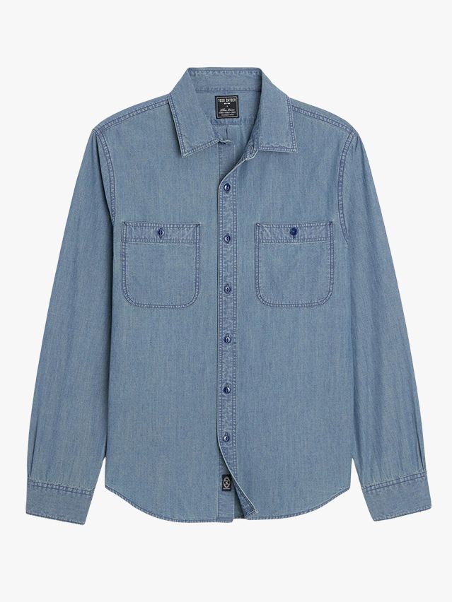 Image may contain: Clothing, Long Sleeve, Pants, Sleeve, Jeans, Shirt, Coat, and Jacket