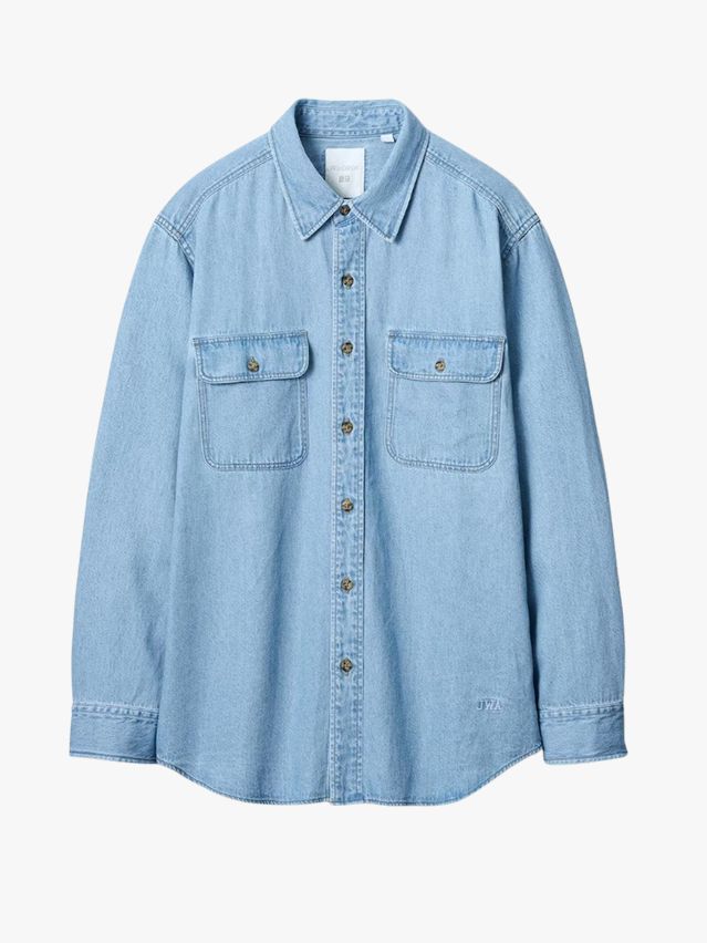 Image may contain Clothing Long Sleeve Pants Sleeve Jeans Shirt and Coat