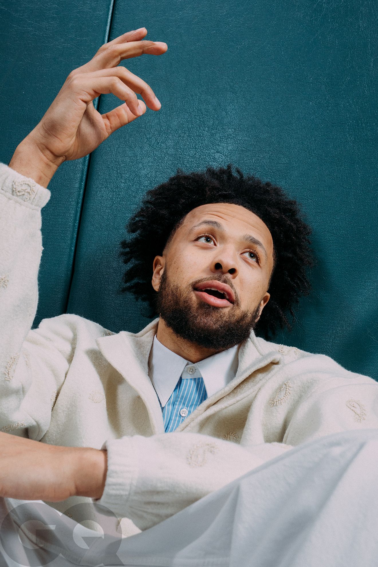 Image may contain Head Person Face Adult Hair and Black Hair