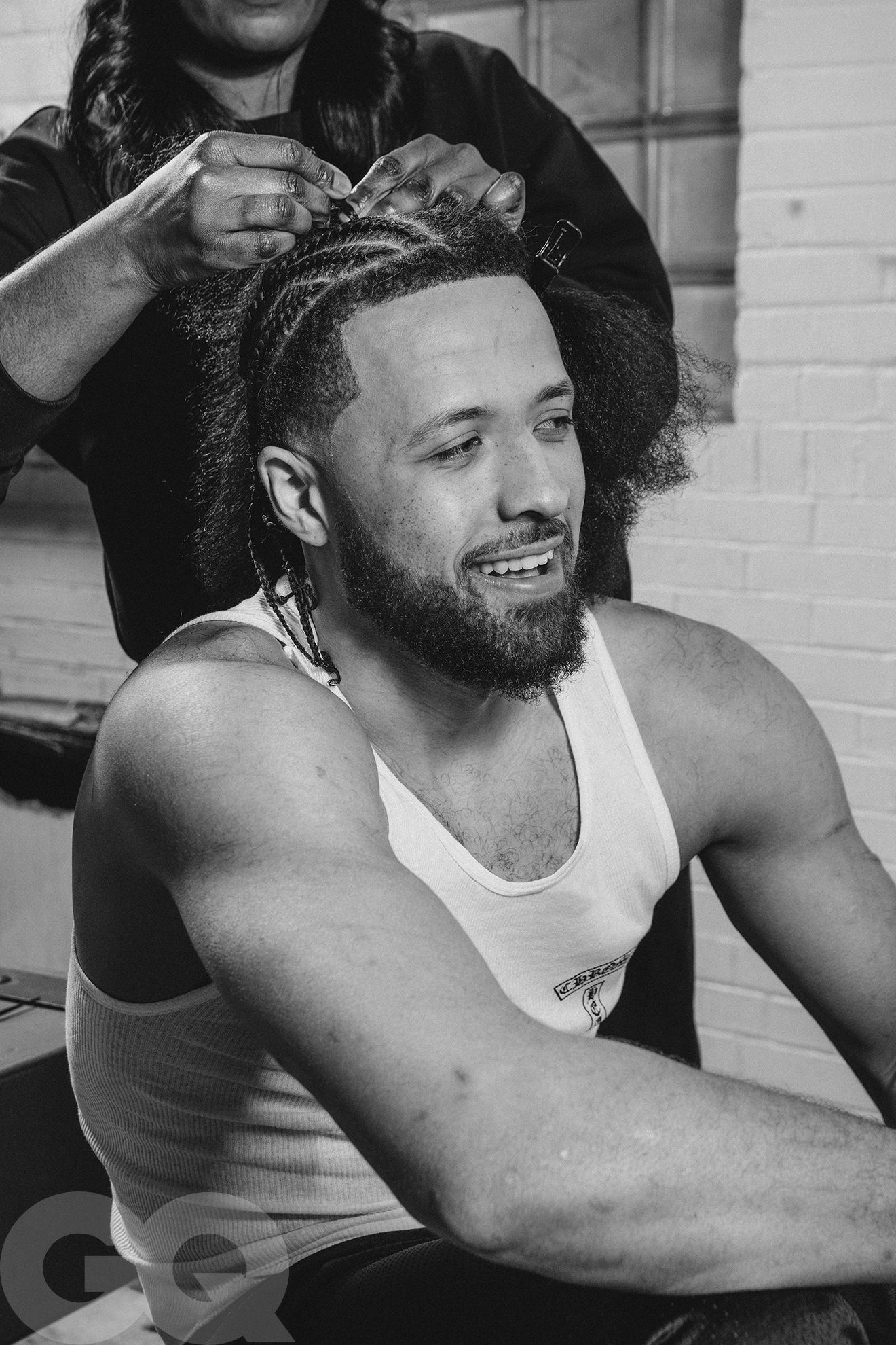 Image may contain Adult Person Hair Face and Head