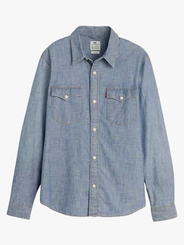 Image may contain: Clothing, Pants, Long Sleeve, Sleeve, Jeans, and Shirt