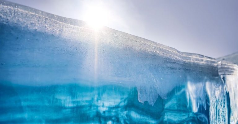 Layers - A Blue Glacier Under The Sun